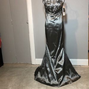 NWT David’s Bridal Gown with Train